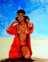 Accappatoio rosso